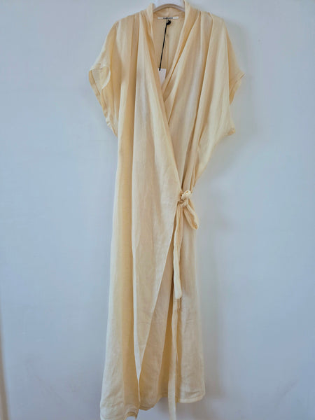 Robe en lin- Pomandère