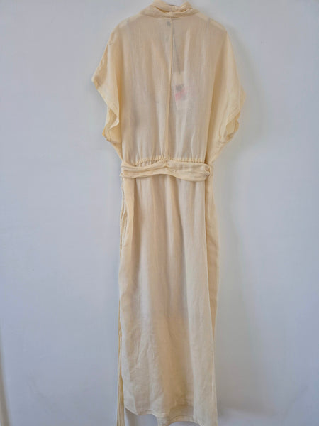 Robe en lin- Pomandère