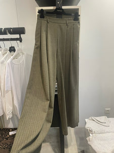 Pantalon large vert