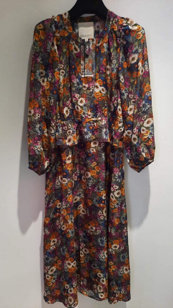 Robe motif floral Hugo en viscose - Belle Pièce