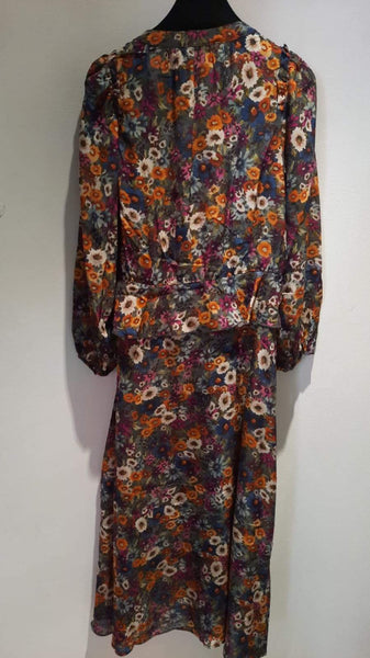 Robe motif floral Hugo en viscose - Belle Pièce